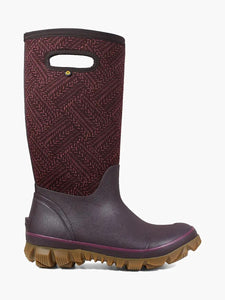 'Bogs' Women's 14" Whiteout Fleck Insulated WP Winter - Grape
