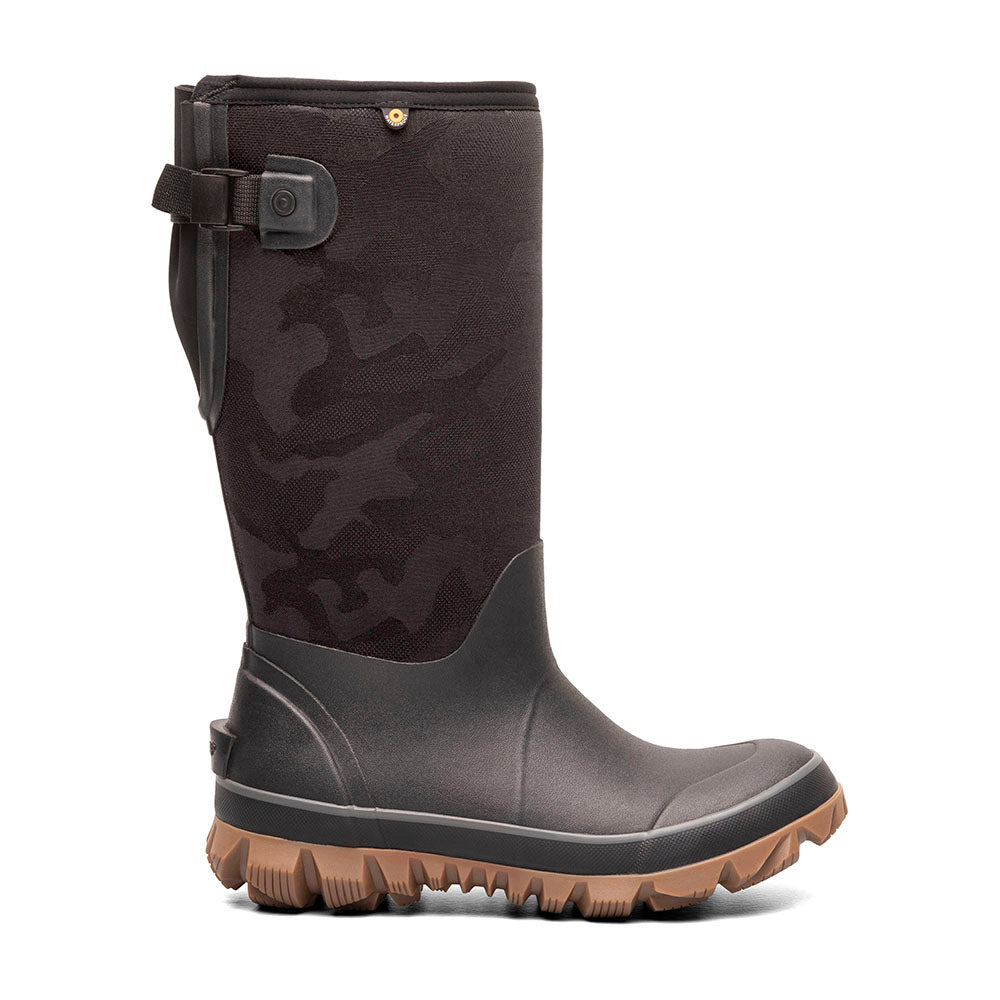 'Bogs' Women's Whiteout Tonal Insulated WP Adjustable Calf - Black Camo