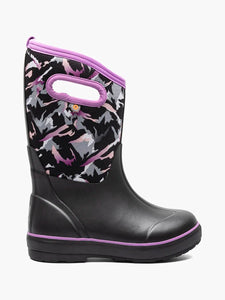 'Bogs' Kids Classic II Winter Mountain Insulated WP Rain Boots - Black Multi