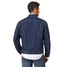 'Wrangler' Men's Blanket Lined Denim Jacket - Faded Indigo