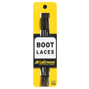 'LaCrosse' Unisex 76" Laces - Black / Brown