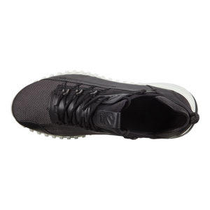 'Ecco' Men's Zipflex Low Sneaker - Moonless / Black