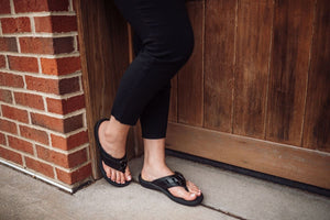 'Powerstep' Women's ArchWear™ Sandal - Black