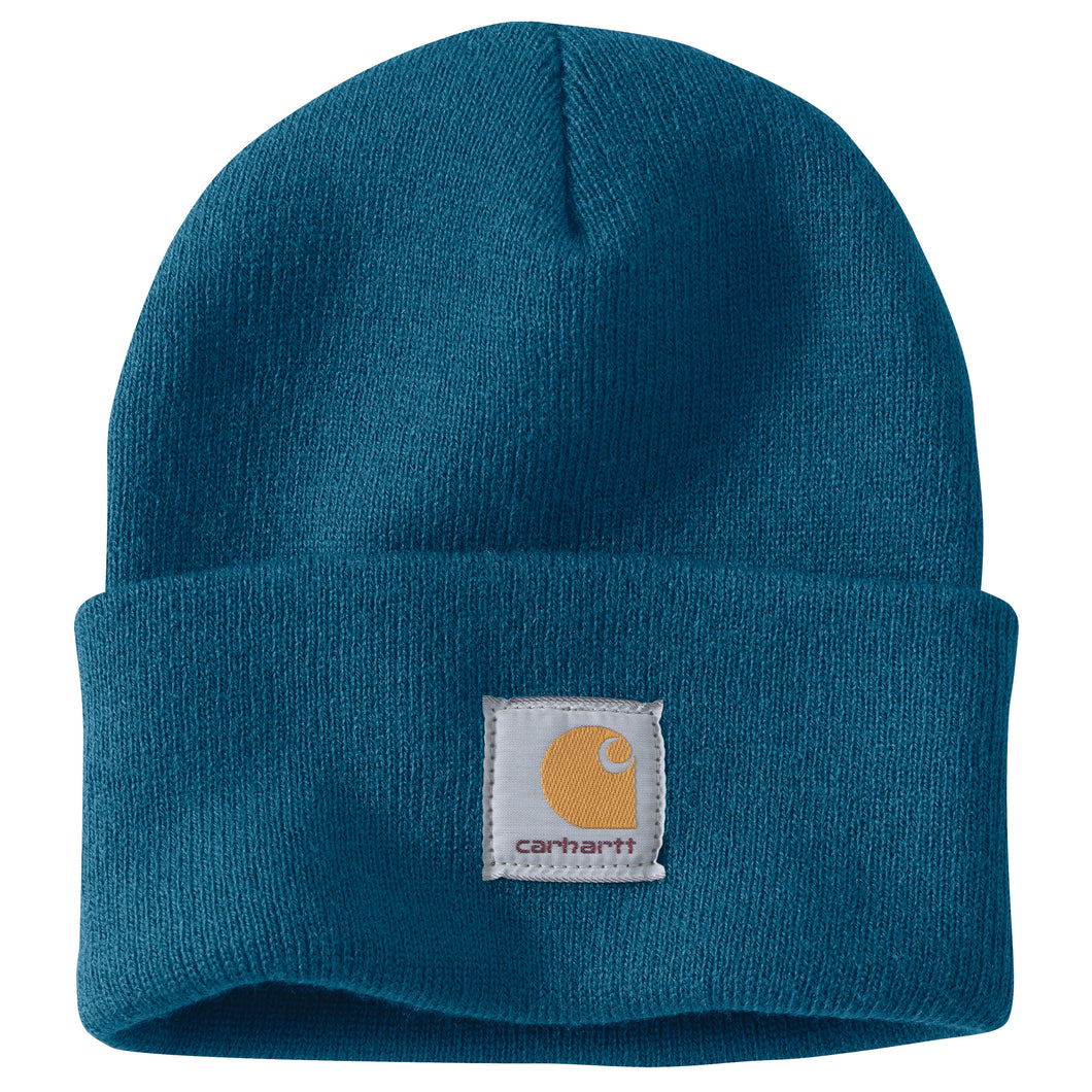 'Carhartt' Acrylic Knit Cuffed Beanie  - Ocean Blue