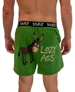 'Lazy One' Men's Lazy Ass Boxer - Green