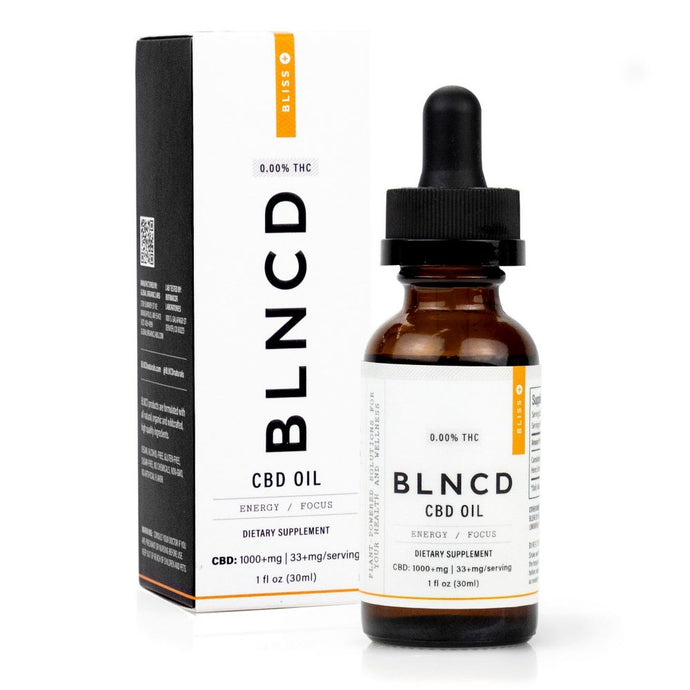 'BLNCD' Bliss+ CBD Oil - 30ml / 1000mg