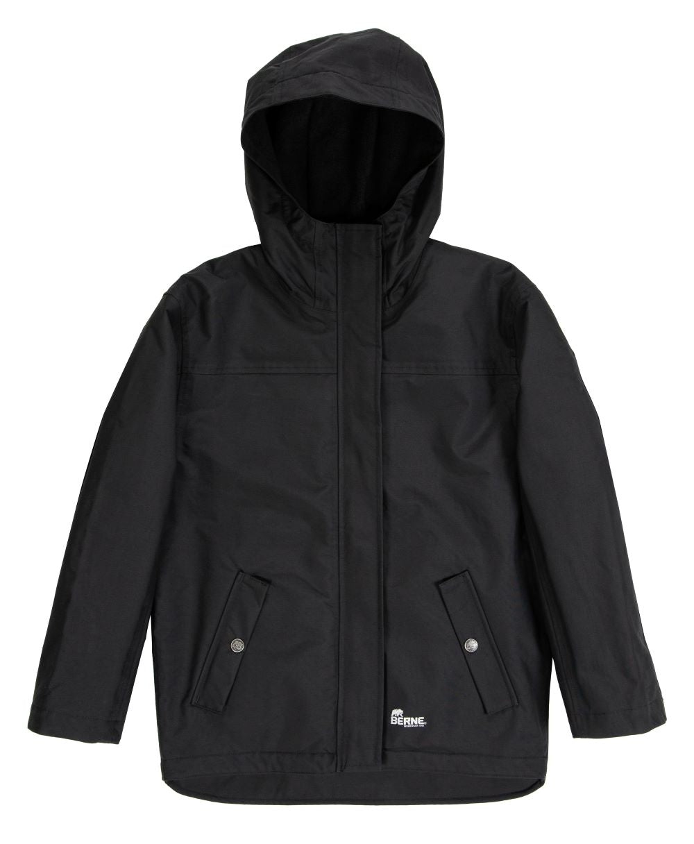 'Berne' Youth Splash Insulated WP Jacket - Black