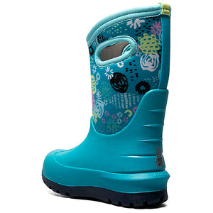 'BOGS' Youth Neo Classic Garden Party - Teal Multi