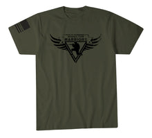 'Howitzer' Men's Never Out Of The Fight Short Sleeve Tee - Surplus Green