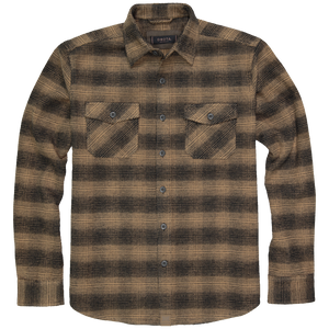 'Dakota Grizzly' Men's Briggs Flannel Button Down - Barley