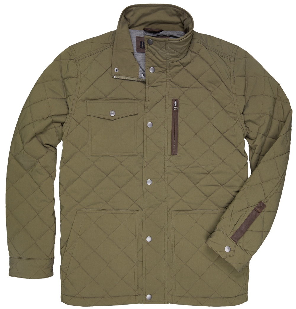 'Dakota Grizzly' Men's Thad Quilted Jacket - Beechnut