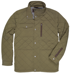 'Dakota Grizzly' Men's Thad Quilted Jacket - Beechnut