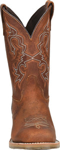 'Double H' Men's 11" Monte Wide Square Toe Cowboy Boot - Tenby Coppertone Brown