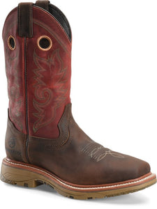 'Double H' Men's 12" Workflex Max - Buster Classic Brown / Burgundy