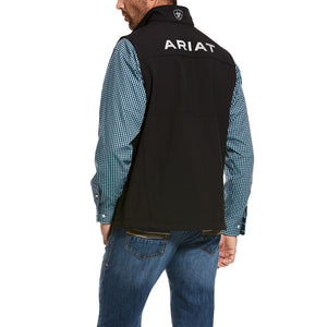 'Ariat' Men's Logo 2.0 Softshell Vest - Black
