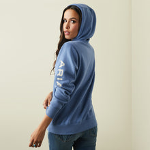 'Ariat' Women's Ariat Logo Hoodie - Blue Heather