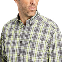 'Ariat' Men's Team Mabry Button Down - Macaw Green