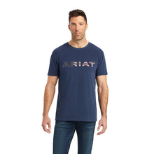 'Ariat' Men's Chimayo Graphic T-Shirt - Navy Heather