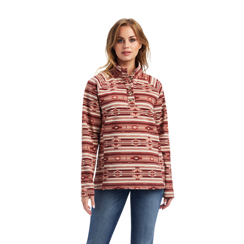 'Ariat' Women's REAL Comfort Pullover - Southwest Spice