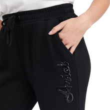 'Ariat' Women's R.E.A.L. Sequin Jogger Sweatpants - Black