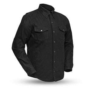 'First Manufacturing' Men's Equalizer Denim Jacket - Black