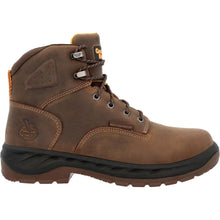 'Georgia Boot' Men's 6" Over Time EH WP Alloy Toe - Brown