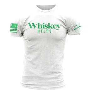 'Grunt Style' Men's Whiskey Helps St Patty's Day Tee - Kelly Green