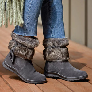 'Minnetonka' Women's Everett Boot - Charcoal