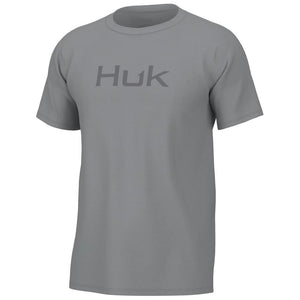 'Huk' Men's Logo Tee - Harbor Mist