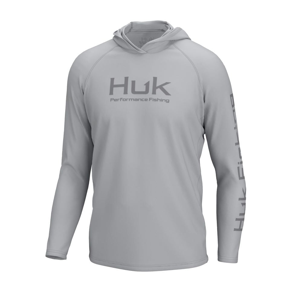 'Huk' Men's Vented Pursuit Hoodie - Harbor Mist