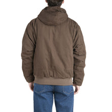 'Berne' Men's Flex180 Washed Hooded Jacket - Bark