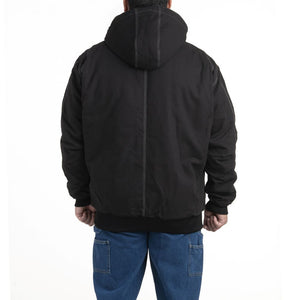 'Berne' Men's Modern Hooded Jacket - Black