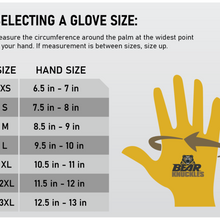 'Bear Knuckles' Double Wedge™ Heavy Duty Cowhide Driver Glove - Yellow