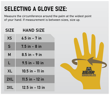 'Bear Knuckles' Double Wedge™ Fleece-Lined Water Resistant Cowhide Driver Glove - Black
