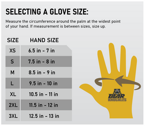 'Bear Knuckles' Double Wedge™ Fleece-Lined Water Resistant Cowhide Driver Glove - Yellow