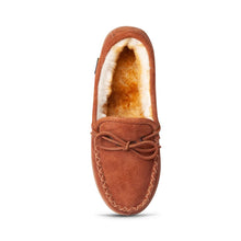 'Old Friend Footwear' Men's Sheepskin Loafer Moc - Chestnut II