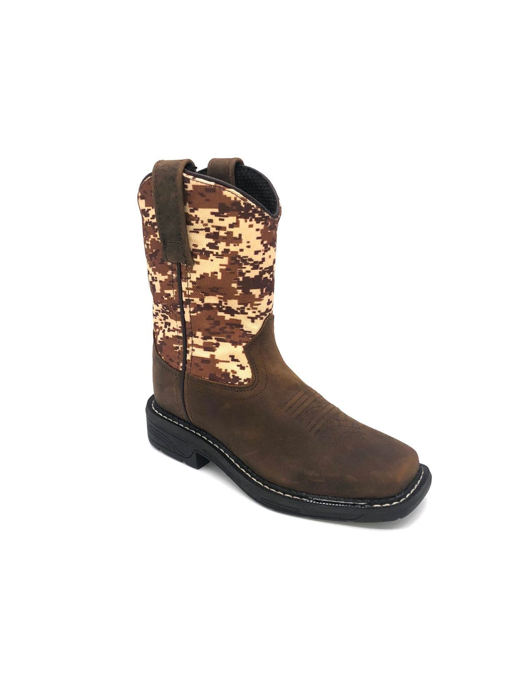 'Old West' Youth Western Square Toe - Digital Camo