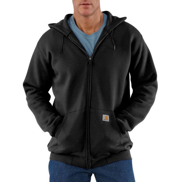 'Carhartt' Men's Loose Fit Midweight Full Zip Sweatshirt - Black