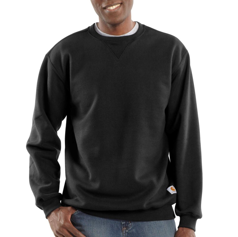 Carhartt' Men's Midweight Crewneck Sweatshirt - Black – Trav's Outfitter