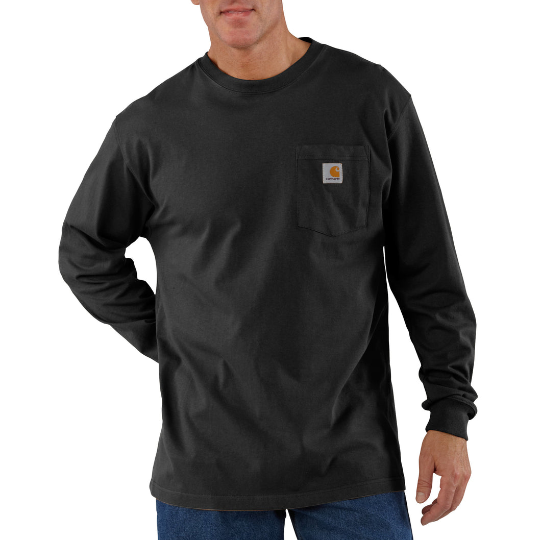 'Carhartt' Men's Heavyweight Pocket T-Shirt - Black
