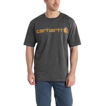 'Carhartt' Men's Heavyweight Logo T-Shirt - Carbon Heather