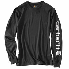 'Carhartt' Men's Heavyweight Sleeve Logo T-Shirt - Black