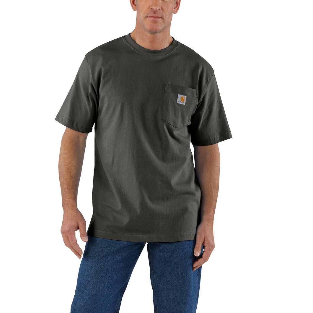 'Carhartt' Men's Loose Fit Heavyweight Pocket T-Shirt - Peat