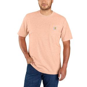 'Carhartt' Men's Loose Fit Heavyweight Pocket T-Shirt - Pale Apricot Nep