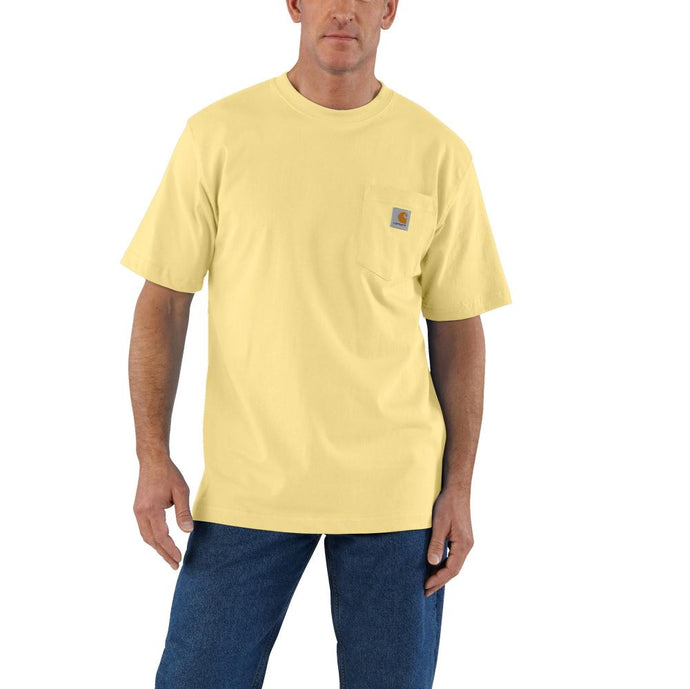 'Carhartt' Men's Loose Fit Heavyweight Pocket T-Shirt - Pale Sun