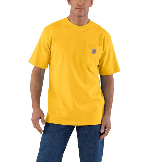 'Carhartt' Men's Loose Fit Heavyweight Pocket T-Shirt - Solar Yellow