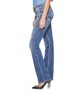 'Silver Jeans' Women's Suki Mid Rise Slim Bootcut - Medium Indigo