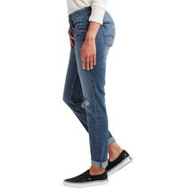 'Silver Jeans' Women's Curvy Boyfriend Mid Rise Slim Leg - Medium Wash
