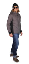 'Boulder Gear' Men's Brooks Hybrid Jacket - Charcoal