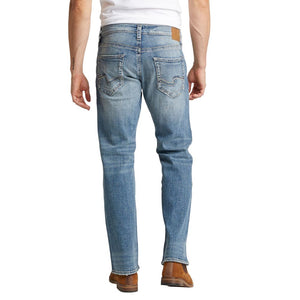 'Silver Jeans' Men's Zac Relaxed Fit Straight Leg - Medium Indigo